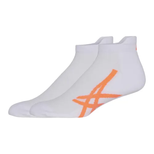 Asics 1 пара Ярко-белый/Рассвет Красный Унисекс Носки