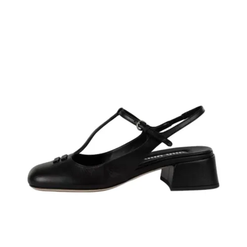 MIU MIU Высокие каблуки Черные Женские