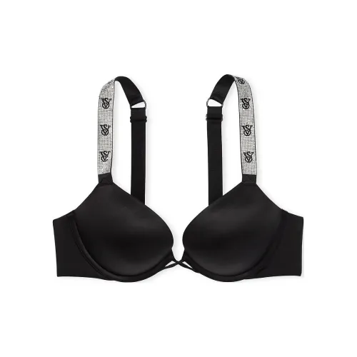 Victoria's Secret Розовый VERY Сексуальный Bombshl Увеличение на 2 чашки Гладкий PUSH Вверх Бюстгальтер Черный Бюстгальтер Женские Черный