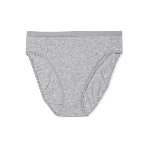 Victoria's Secret Эластичный хлопок Высокая нога Трусики СЕРЫЕ Женские 1 упаковка Серый