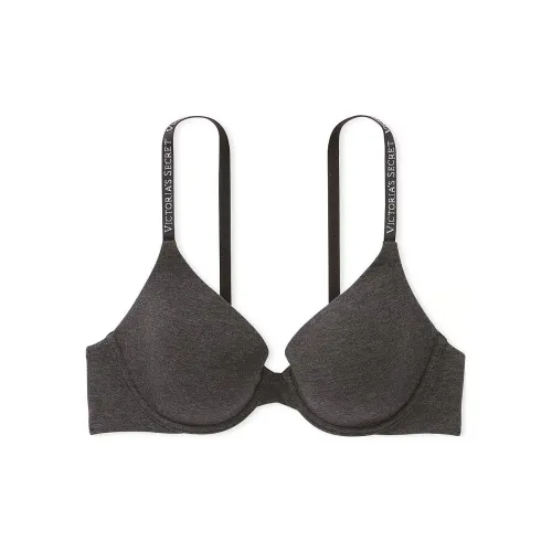 Victoria's Secret The T Рубашка Хлопок Легко Подкладанный Полностью Покрытый Бюстгальтер г Бюстгальтер Женский Серый