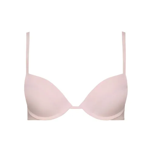 CK Calvin Klein Plunge PUSH Up Бюстгальтер Flirty Бюстгальтер Женский Розовый