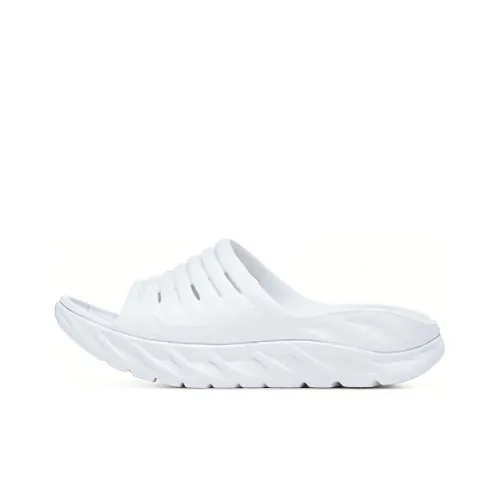 HOKA ONE ONE Резина Sole Quick-Dry Slide Унисекс Белый