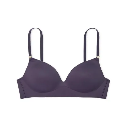 Victoria's Secret Розовая любовь Облако Беспроводной PUSH Вверх Бюстгальтер Сланцевый синий Бюстгальтер Женские Сланцевый синий