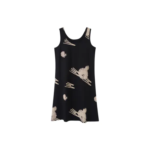 The Story Of The Flower Season Ночная сорочка Женская Черная