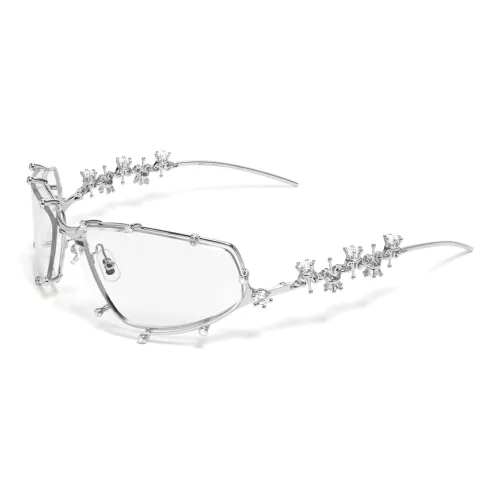 GENTLE MONSTER Металл Нерегулярная форма Оправы для очков Унисекс Серебряный