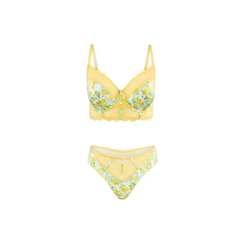 Victoria's Secret Розовый SvanaLonglineBraandPantySetinLuscious Lemorn Комплект нижнего белья для женщин DELICIOUS Лимон