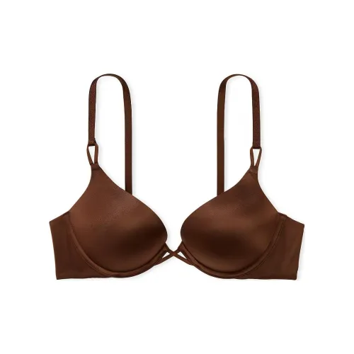 Victoria's Secret VERY Сексуальный Bombshell Увеличение на 2 чашки Гладкий Up Бюстгальтер GE Бюстгальтер Женский Коричневый