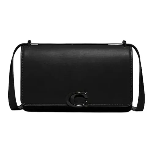 COACH Bandit Коровья кожа Сумка через плечо Сумка на плечо Женская Черная