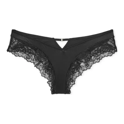 Victoria's Secret VERY Сексуальный Strappy Спина High Нога Cheeky Panty BK Нижнее белье Женские 1 шт Черный