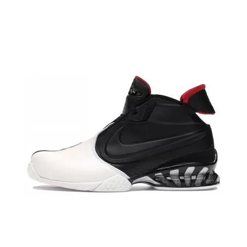 Nike Air Zoom Vick Series 2 Амортизация Износостойкий Высокий Топ Винтажные Баскетбольные Кроссовки Мужские Черно-Белые