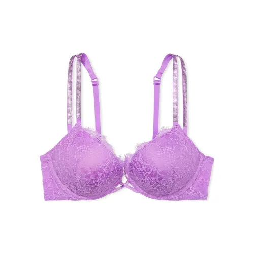 Victoria's Secret Розовый VERY Сексуальный Bombshell Увеличение на 2 чашки P Вверх Бюстгальтер Paradise Бюстгальтер Женский Фиолетовый