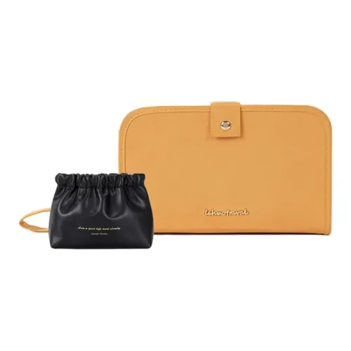 LOHAS Travel ПУ (полиуретан) Косметичка Унисекс Черный Желтый