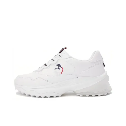 Le Coq Sportif BIRKIE Французский Петух Амортизация Износостойкий Низкий Топ Повседневная обувь Женская Белая