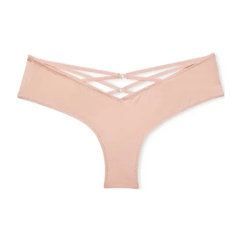 Victoria's Secret VERY Сексуальный Strappy Спина Высокая Нога Cheeky Panty Нижнее белье Женское 1 Пачка Телесный