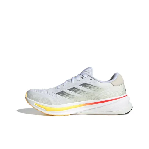 Adidas Supernova 1 Амортизация Износостойкий Низкий Топ Повседневные Беговые Кроссовки Мужские Белый Оранжевый