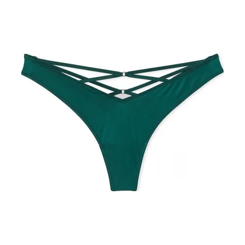 Victoria's Secret Розовый VERY Сексуальный Strappy Спина Высокая Нога Стринг Пантика MN Нижнее белье Женское 1 Пачка Зеленый