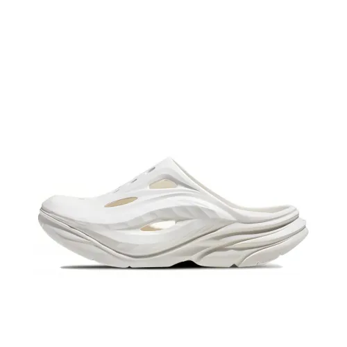 HOKA ONE ONE ORA Recovery Быстросохнущие Домашние тапочки Унисекс Белый