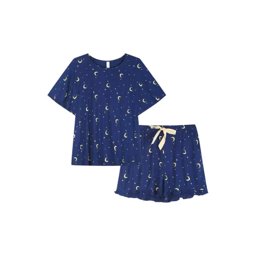 Xuan Liang Pajama Комплект Женский Глубокий Морской Синий