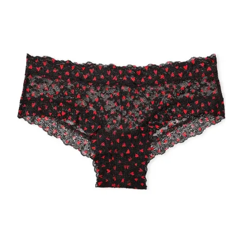 Victoria's Secret Розовый The LACIE Кружево Cheeky Panty Принт Нижнее белье Женские 1 Пачка