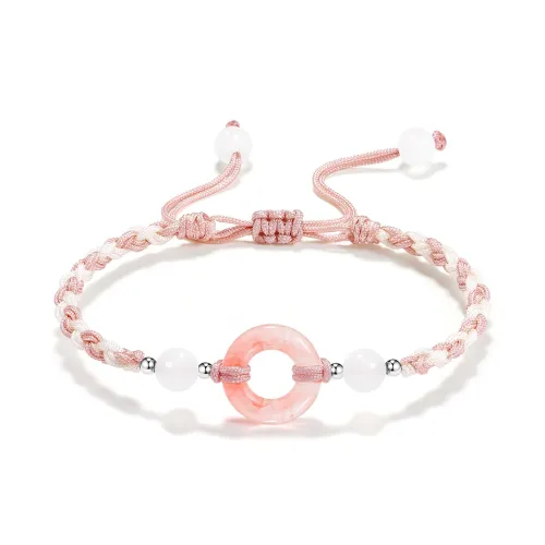 NRO Разноцветный шнур Браслет‑бусы для удачи Пара Унисекс