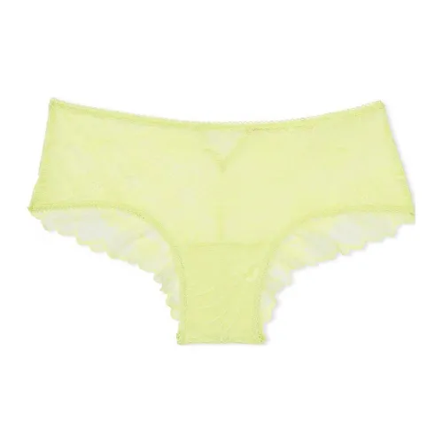 Victoria's Secret Розовый Кружево Cheeky Panty Кружево Cheeky Panty Светло-зеленый Трусы Женские 1 Пачка Светло-зеленый