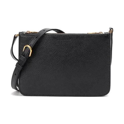 Burberry Кожа Сумка через плечо Сумка на плечо Женская Черное Золото