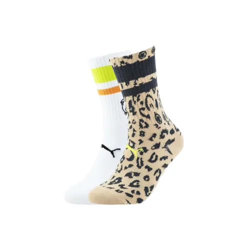 PUMA 2 шт Коричневый Унисекс MID Носки до икры