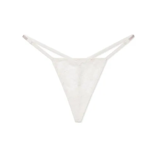 Victoria's Secret VICTORIA'S SECRET Розовый VERY SEXY SHINE Ремень Кружево V Sg Panty CW Стринг Женские 1 Пачка Белый