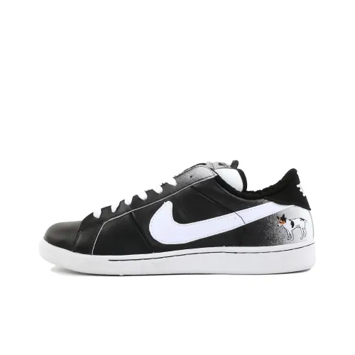 Nike SB Air Classic Abrasion Resistant Низкие Кроссовки для скейтбординга Мужские Черно-белые