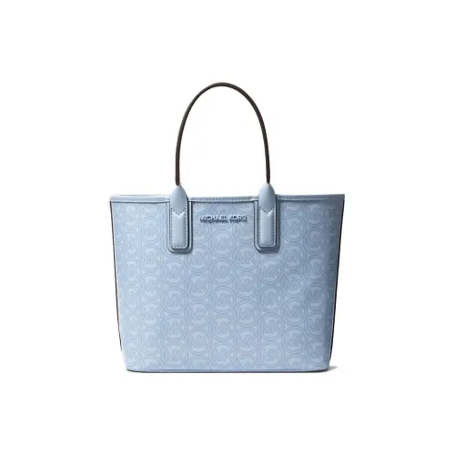 MICHAEL KORS Полиэстер Тоут Сумка Сумка для покупок Сумка через плечо Сумка Маленькая Женская Светло-синяя
