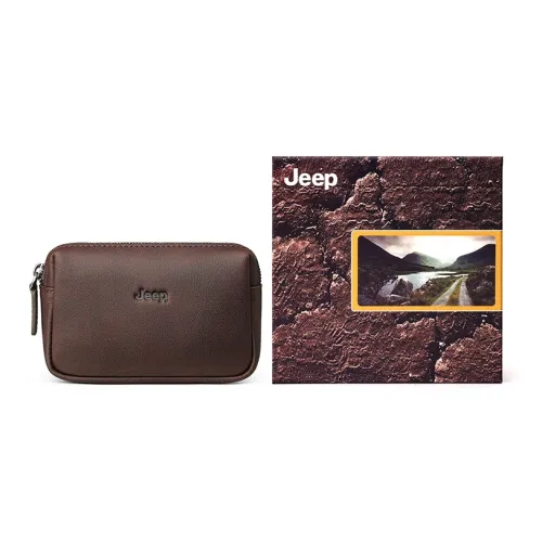 JEEP Ключница из коровьей кожи держатель для карт кошелек для монет стандартный унисекс кофе черный серый зеленый зеленый