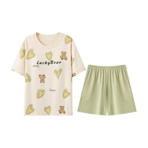 Top Melon Пижамный комплект Женский Зеленый