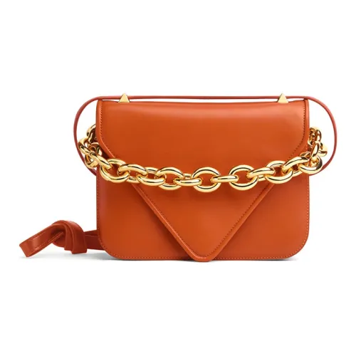 Bottega Veneta Сумка через плечо из коровьей кожи женская темно-коричневый