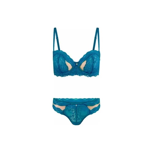 Victoria's Secret Розовый Adore ME Melrose Бюстгальтер-балконет Набор нижнего белья для женщин синий