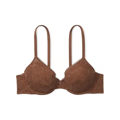 Victoria's Secret Тело By Victoria Коллекция 8442 PUSH Up Invisible Lift Без подкладки Гладкий Бюстгальтер Женские Mocha