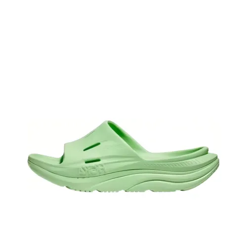HOKA ONE ONE Ora Recovery Slide 3 Слипоны Зеленый Унисекс