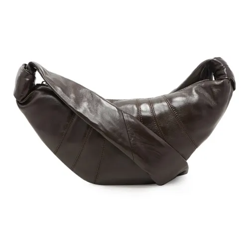 Lemaire Croissant series Овчина Круассан Сумка Сумка через плечо Маленькая Унисекс Шоколад