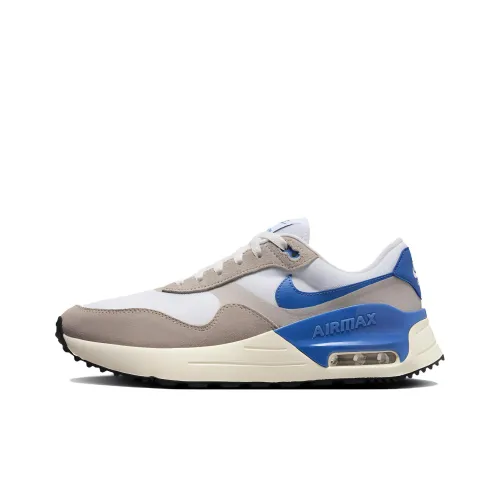 Nike Air Max SYSTM Low Топ Повседневные Беговые Кроссовки Мужские Синие Белые