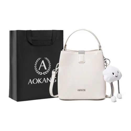 AOKANG Сумка-ведро из синтетической кожи через плечо среднего размера женская