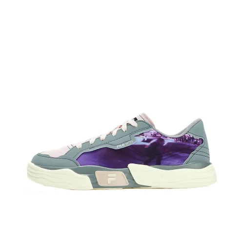 FILA FUSION POP 2 x N21 Низкий Топ Кеды Женские Зеленый Фиолетовый