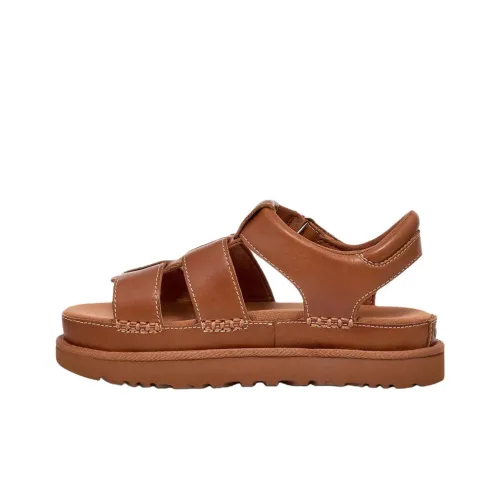 UGG Сандалии в римском стиле, коричневые, женские