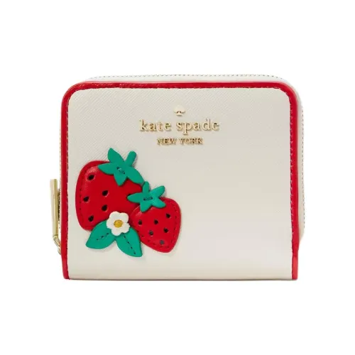 Kate Spade Крестообразная текстура PVC (поливинилхлорид) Кошелек Маленький Женский Многоцветный