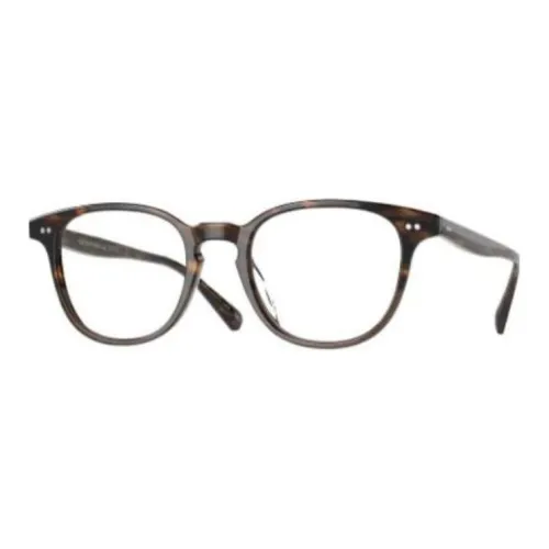 Oliver Peoples Круглые Оправы для Очков Унисекс Черепаховый