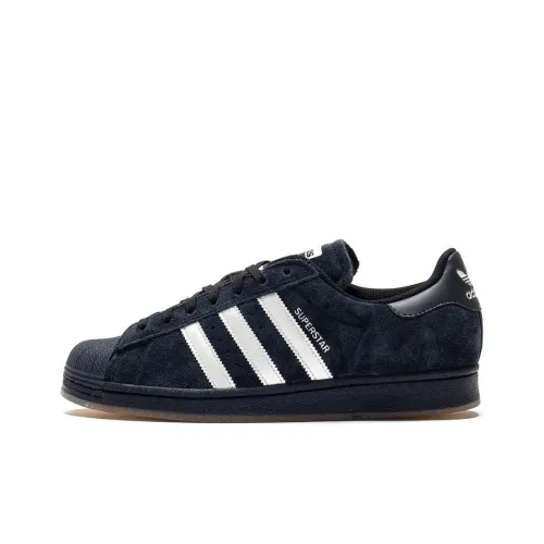Adidas Originals Superstar Скейтборд Кроссовки Низкие Черные Мужские