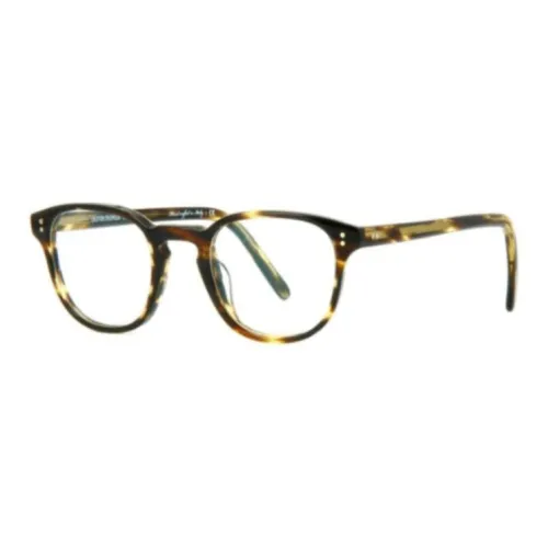 Oliver Peoples Круглые Оправы для Очков Мужские Черепаховый