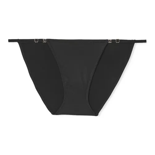 Victoria's Secret LOVE CLOUD Регулируемый STRING Бикини Panty Трусы Женские 1 Пачка Черный