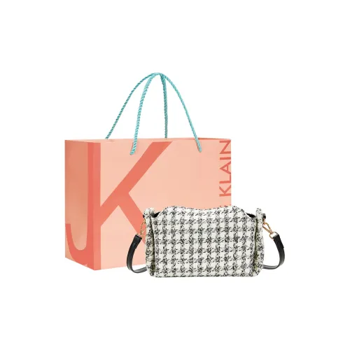 JANE KLAIN Ткань Синтетическая кожа Подушка Сумка через плечо Обычная Женская Коричневый Белый Черный