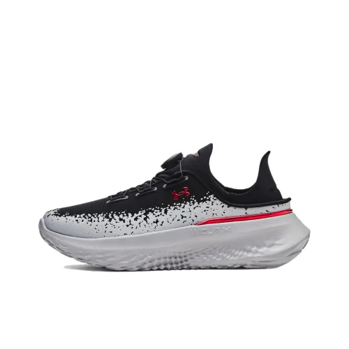 Under Armour SlipSpeed Беговые кроссовки Низкий топ Черный Серый Унисекс