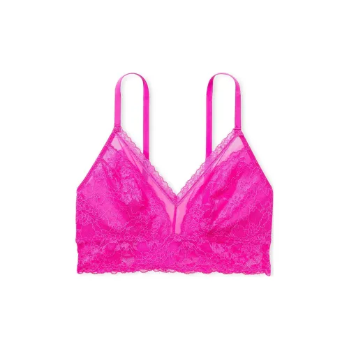 Victoria's Secret Кружево Curvy Bralette Bali Орхидея Бюстгальтер Женские Розовый